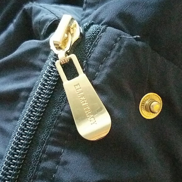 Ellen Tracy Fly Front Trench Coat - Picture 10 of 15